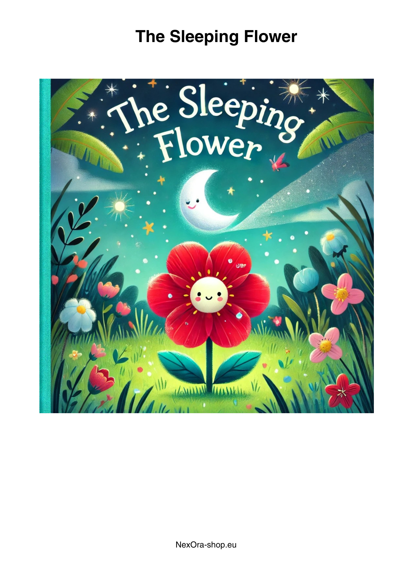 The Sleeping Flower – A Poetic Tale About Rest and Renewal 🌸📖
